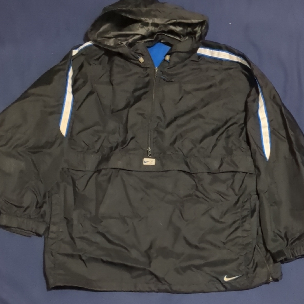 Nike Black Hooded Jacket for Men